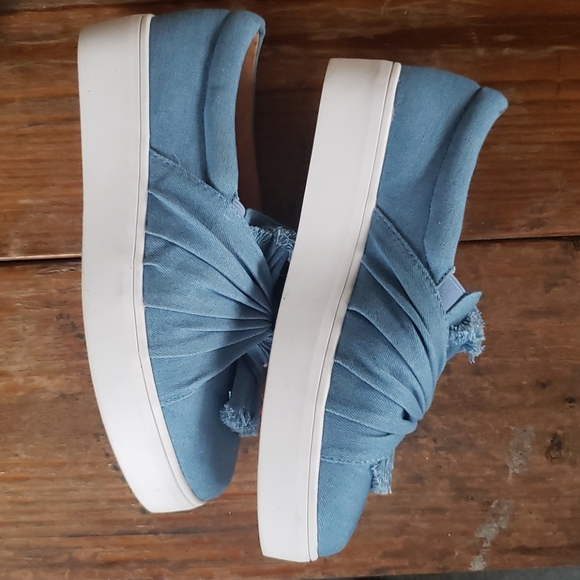 Blue women shoes, sneakers size 7 - Picture 4 of 7